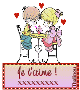 Gif animé je t'aime amoureux